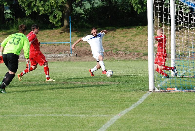 Utkání SK Sobotka - FC Nový Hradec Králové.