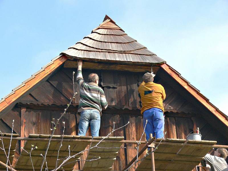 Z rekonstrukce soboteckého Šolcova statku.