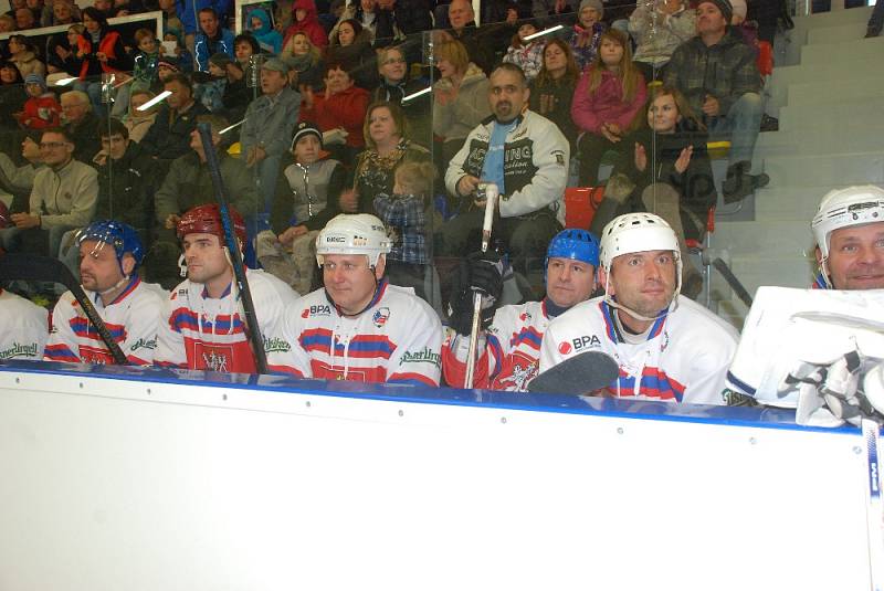 Ze slavnostního otevření zimního stadionu v Turnově.