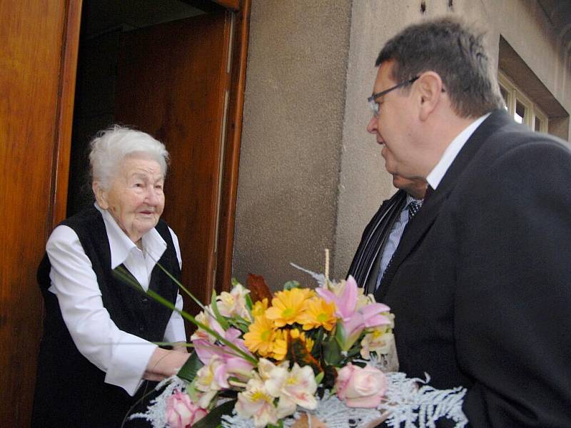 Marie Fišerová z Hořic oslavila 105 let.