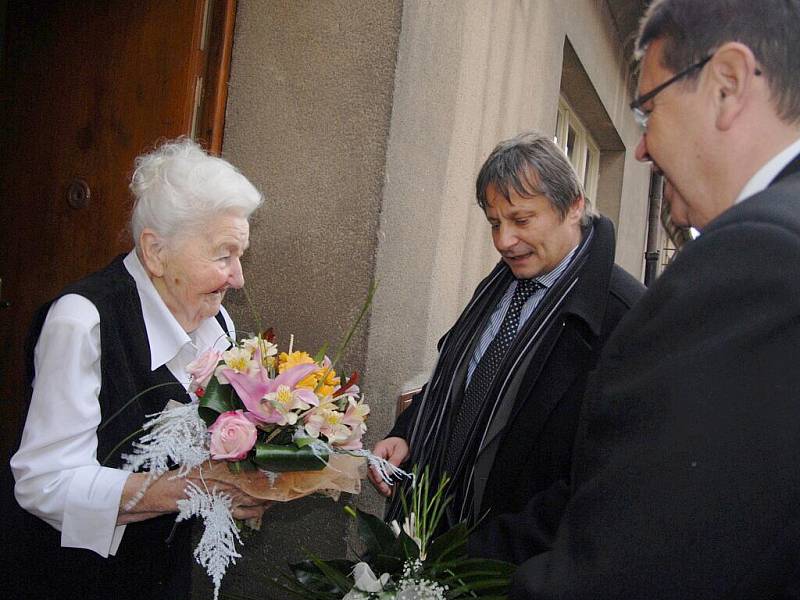 Marie Fišerová z Hořic oslavila 105 let.