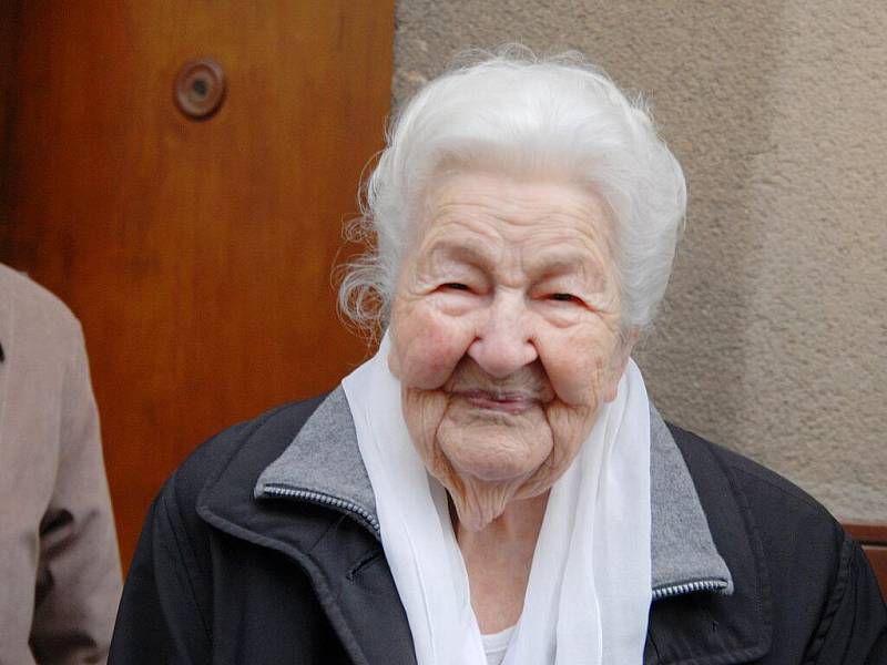 Marie Fišerová z Hořic oslavila 105 let.