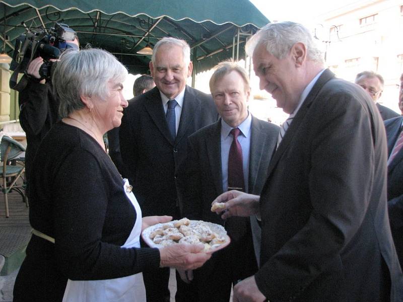 Prezident Miloš Zeman návštěvou v Jičíně.