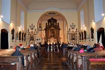 Adventní koncert v kostele sv. Vavřince ve Staré Pace.