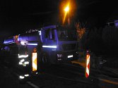 Dopravní nehoda cisterny v Podůlší zastavila provoz ve směru od Jičína na Turnov.