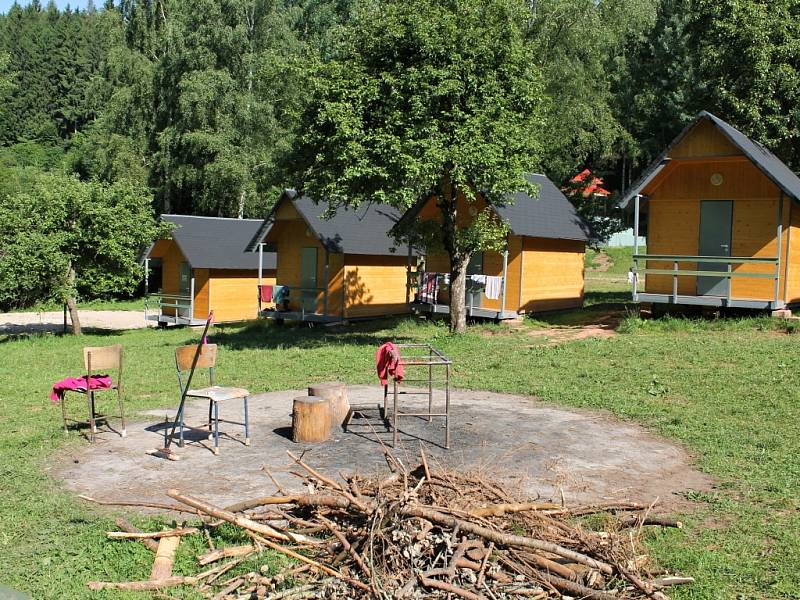 Letní tábor ve středisku Sopka.