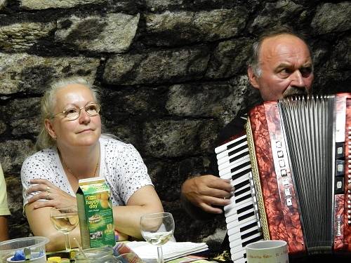 Oslava narozenin Zdeňka Šedivého.