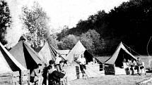 Siesta na táboře u Piláku rok 1929.