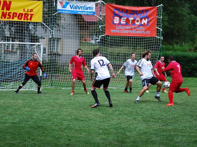 Letní turnaj v malé kopané v obci Lukavec.