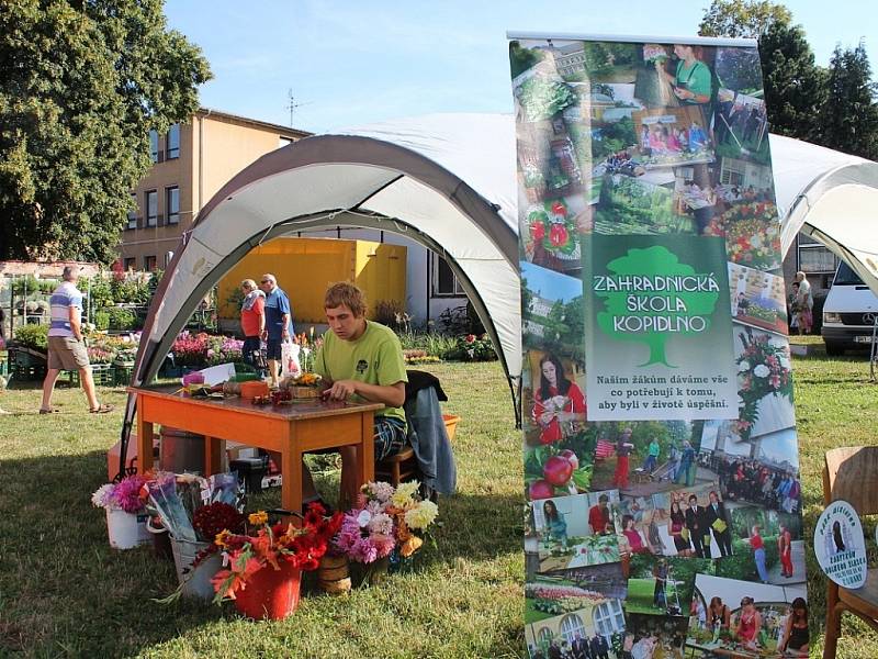 Trutnovské výstavy se účastnili také kopidlenští zahradníci.