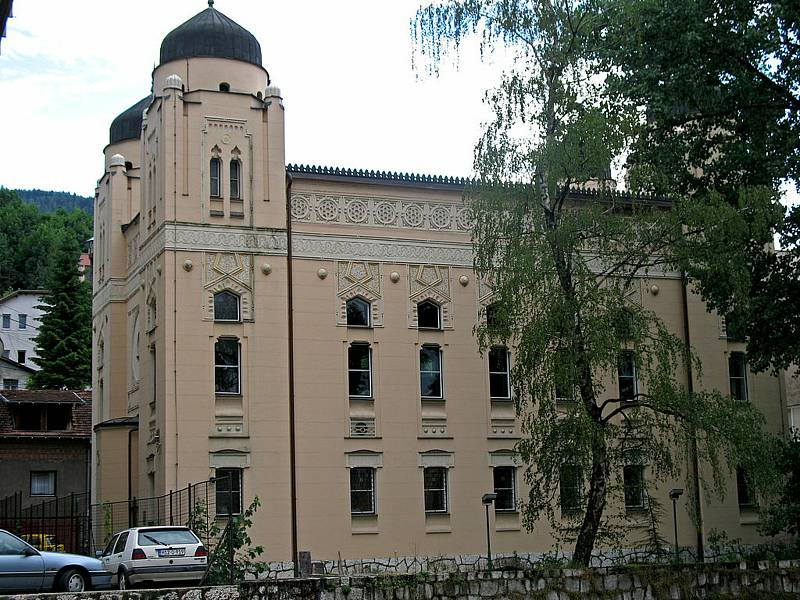 Aškenazská synagoga v Sarajevu.