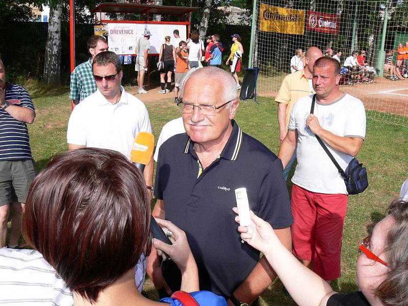 Václav Klaus v Dřevěnici.