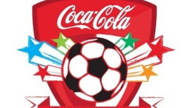 Logo poháru Coca-Cola.