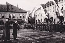 Prezident Edvard Beneš v Jičíně roku 1946.