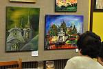 Setkání malířů a malířek ze zdejších i vzálených krajů na již dvanáctém plenéru Novopacké veduty vyvrcholilo výstavou v malém sále MKS.