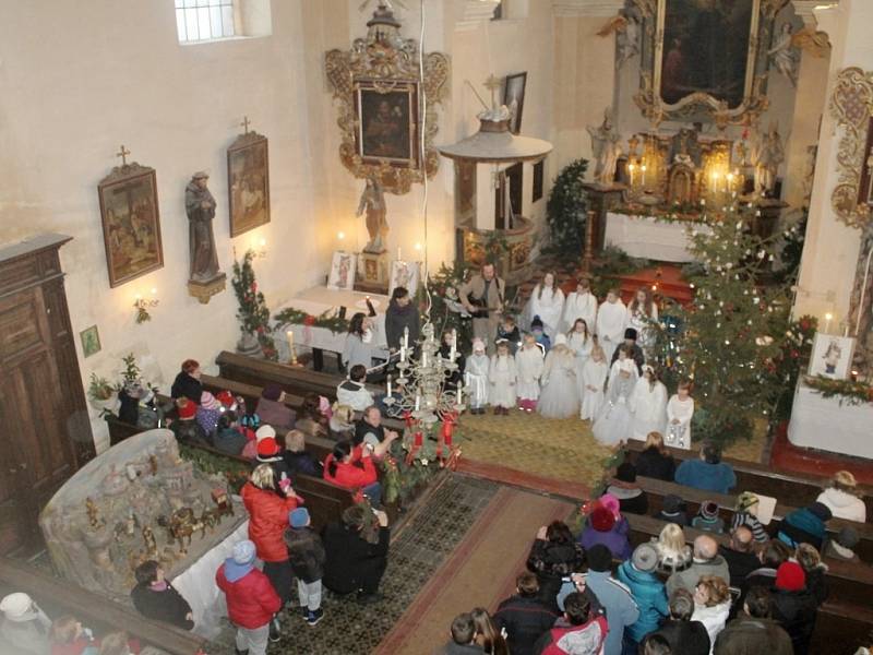 Vánoční koncert v markvartickém kostele.