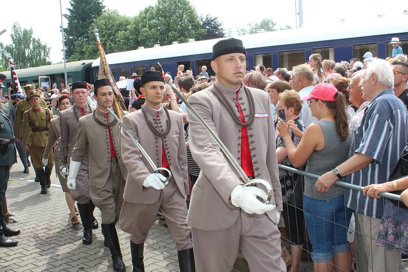 Přivítání Masaryka v Hořicích.