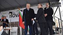 Prezident Miloš Zeman v Nové Pace.