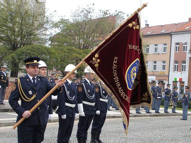 Hasiči vyznamenaní u příležitosti státního svátku 28. října.