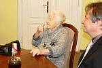 Paní Marie Fišerová z Hořic oslavila 107. narozeniny.