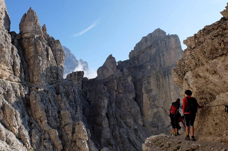 Výprava do Dolomit.