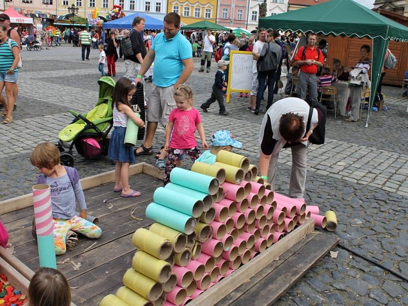 Ze závěru jičínského pohádkového festivalu.