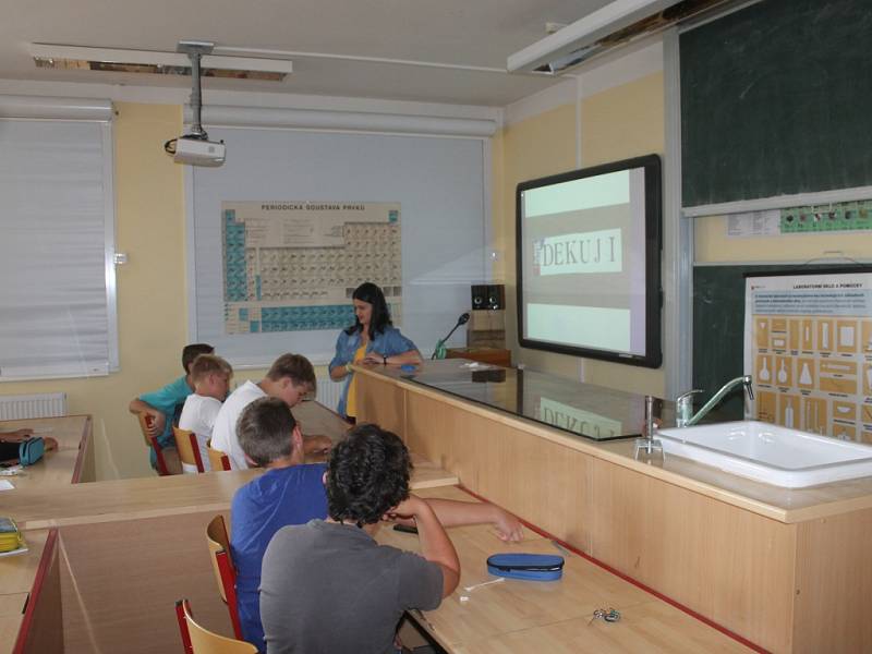 Z mezinárodního projektu Edison v bělohradské základní škole.