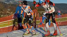 Večerní kritérium v běhu na lyžích ve Vejsplachách.