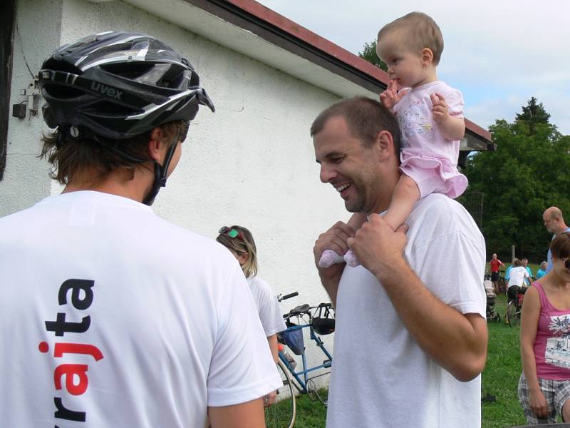 Start závodu Tour de Bière v Jičíně.