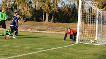 Krajský přebor fotbalistů: Sobotka - Lázně Bělohrad.