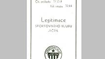 Legitimace Sportovního klubu v Jičíně roku 1898.