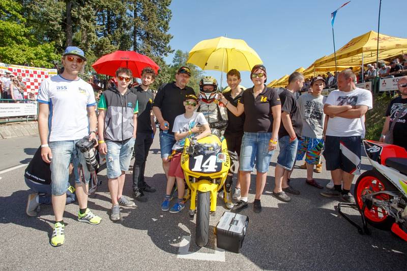 Hořický motocyklový závodník Marek Zima.