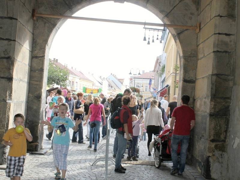 Ze závěru jičínského pohádkového festivalu.