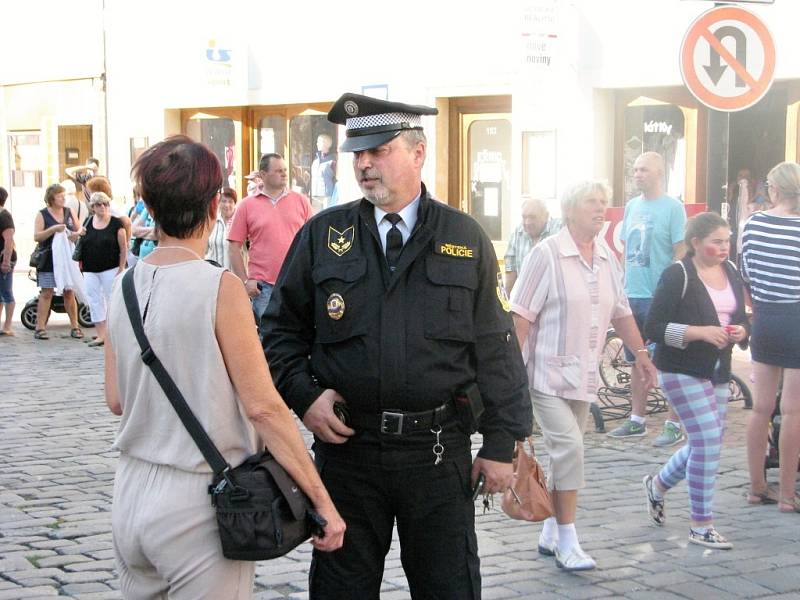 Ze zahájení jičínského pohádkového festivalu.