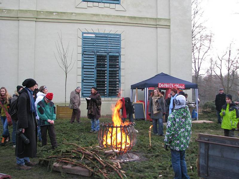 Divovánoce v lodžii.