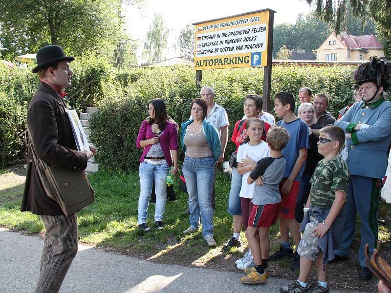 Vycházka po Prachovských skalách po stopách císařpána.