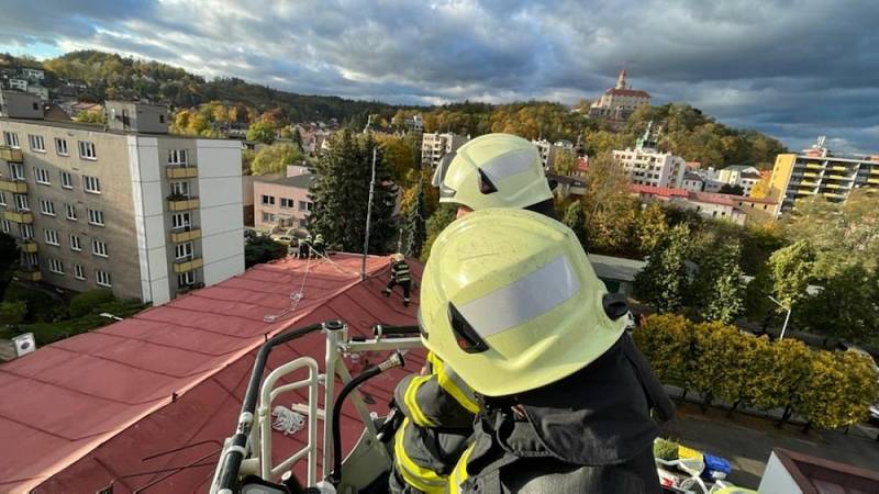 Odstraňování následků vichřice na Náchodsku