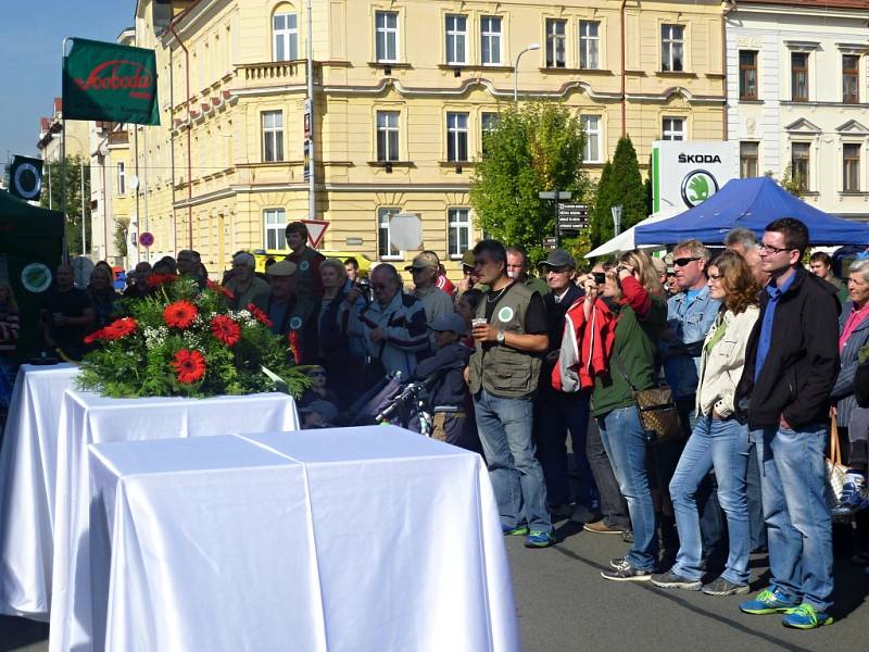 Návrat traktorů Svoboda do Mladé Boleslavi.