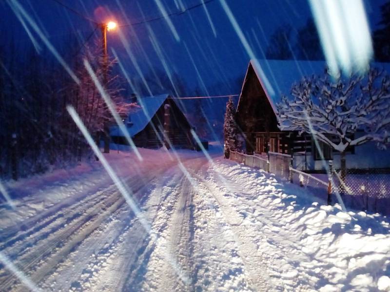 Sníh na Novopacku