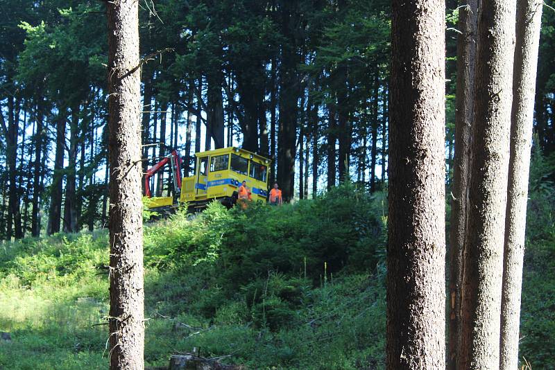 Na trati mezi Novou Pakou a Lázněmi Bělohrad vykolejil osobní vlak, který vezl šest cestujících. Nikomu se nic nestalo. Vlaky nahradila autobusová doprava. Odhadnutá škoda je 320 tisíc korun.