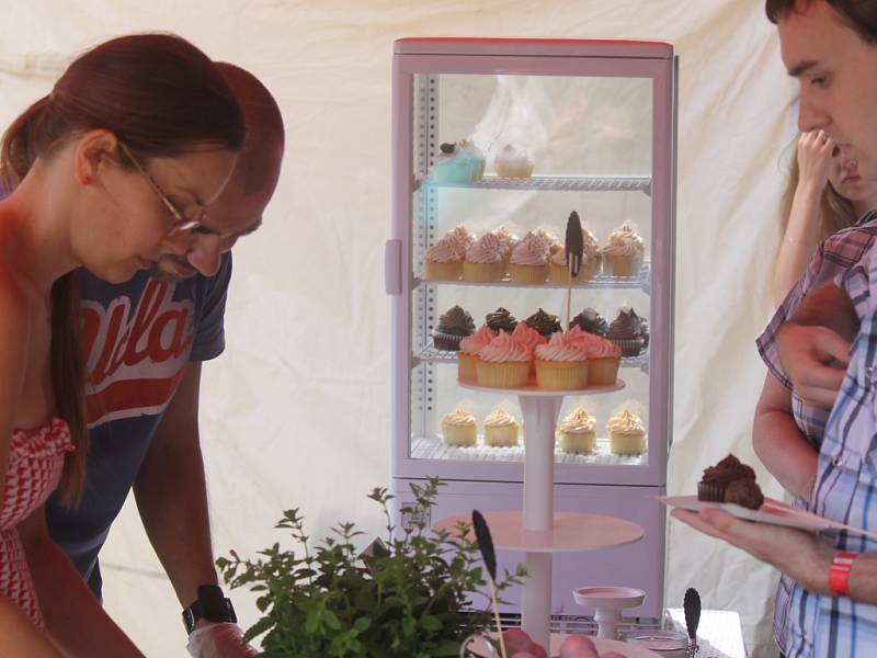 Jičínský Food festival v zámeckém parku.