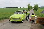 Sraz majitelů aut značky Trabant.