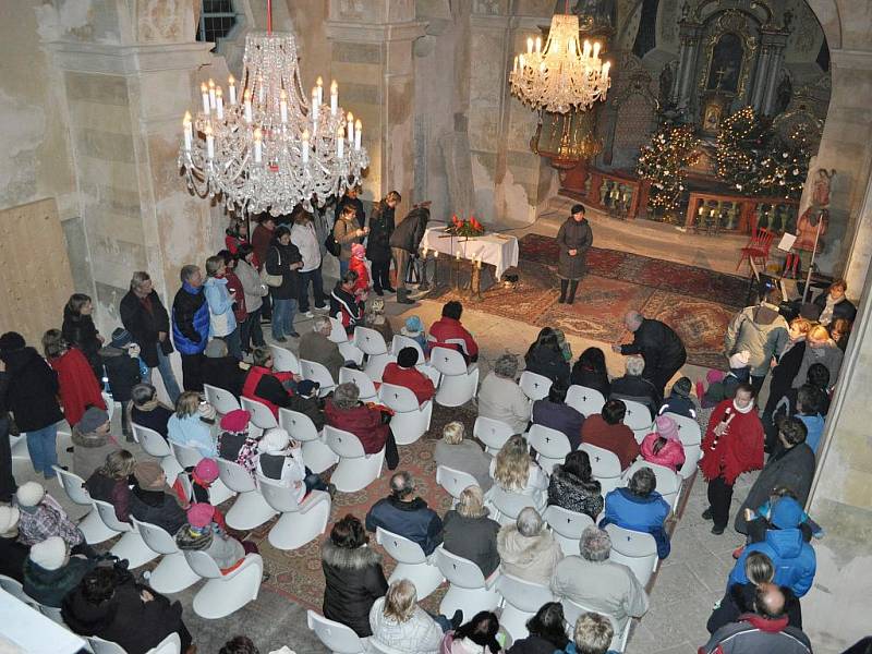 Advent v chodovickém kostele sv. Bartoloměje.