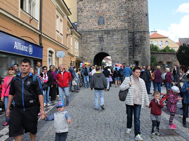 Ze zahájení festivalu Jičín - město pohádky.