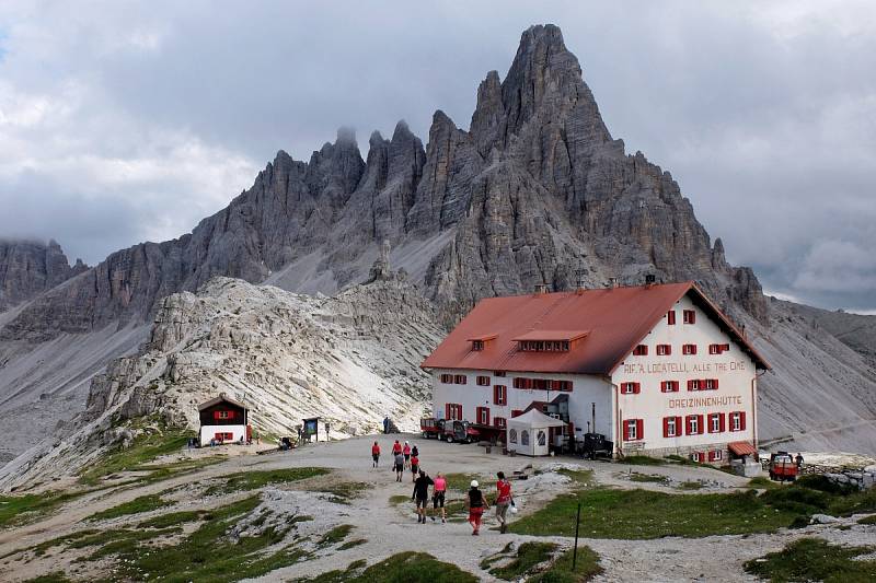 Výprava do Dolomit.