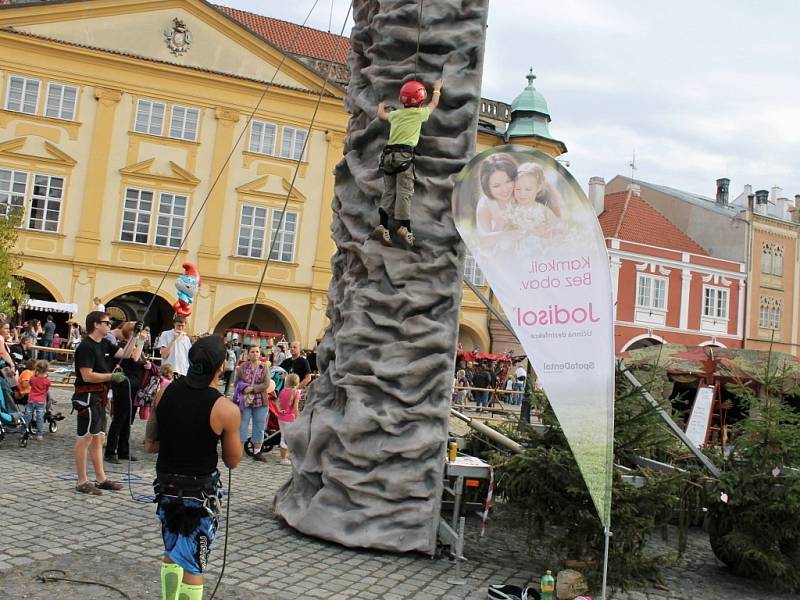 Ze závěru jičínského pohádkového festivalu.