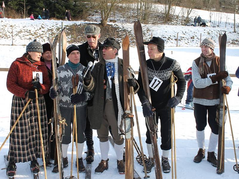 Peckovští lyžníci.