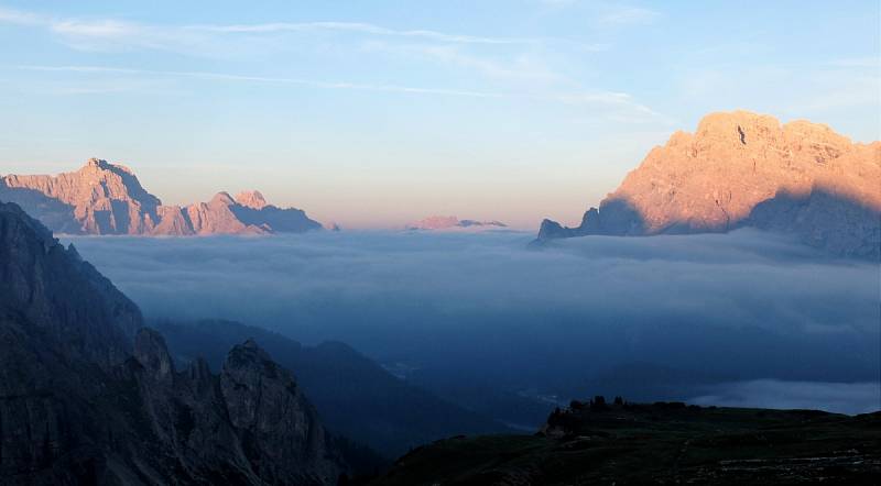 Výprava do Dolomit.