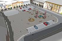 Takto by mohlo náměstí Míru po revitalizaci vypadat. Po dohodě se zastupitelstvem zahrne vedení města do plánování také názor veřejnosti.