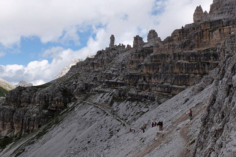 Výprava do Dolomit.